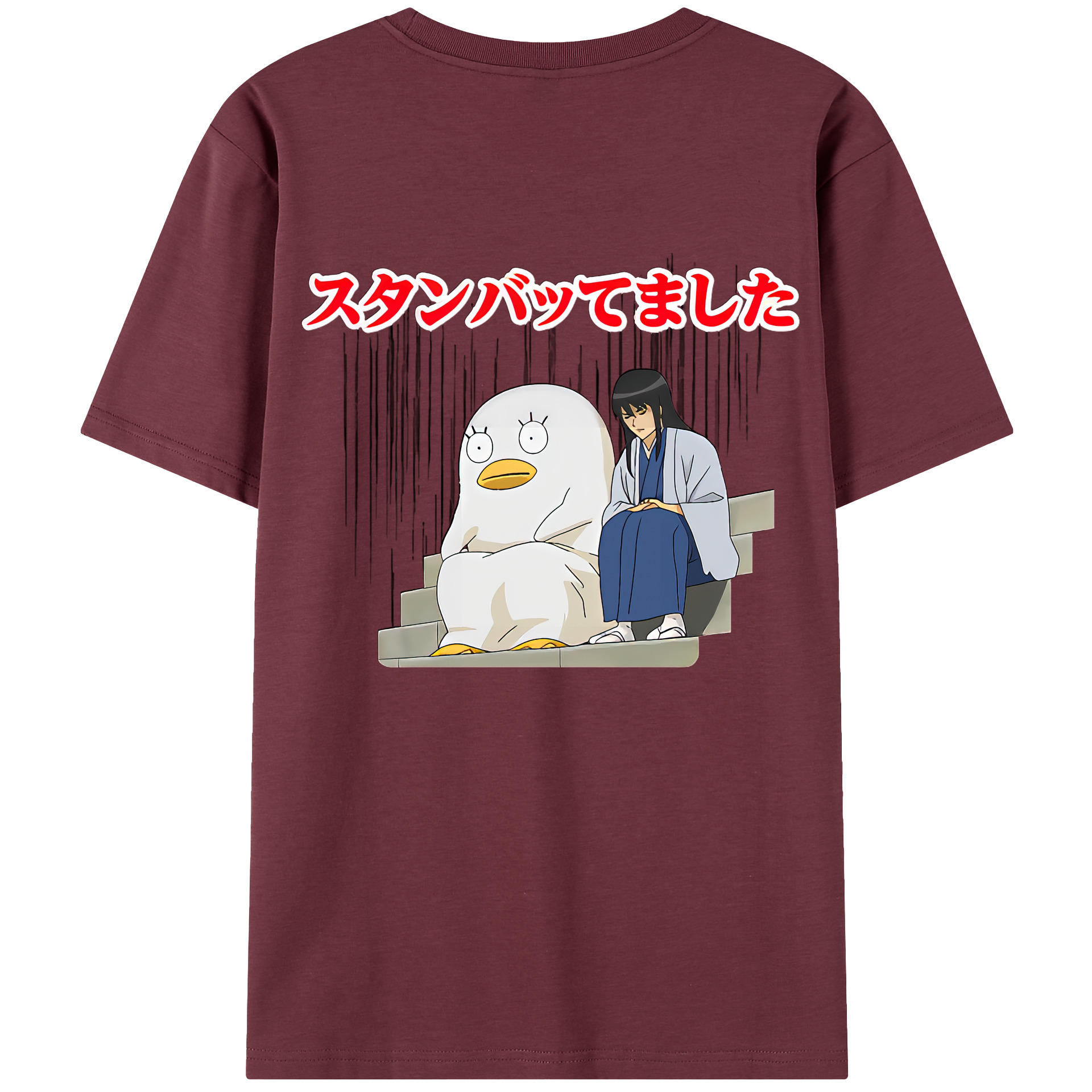 （画像用） ぎんたま 坂田銀時（さかたぎんとき） 神楽 志村新八（しむら しんぱち） GINTAMA Sakata Gintoki Kagura Shimura Shinpachi 綿100％半袖Tシャツ（背面プリント）